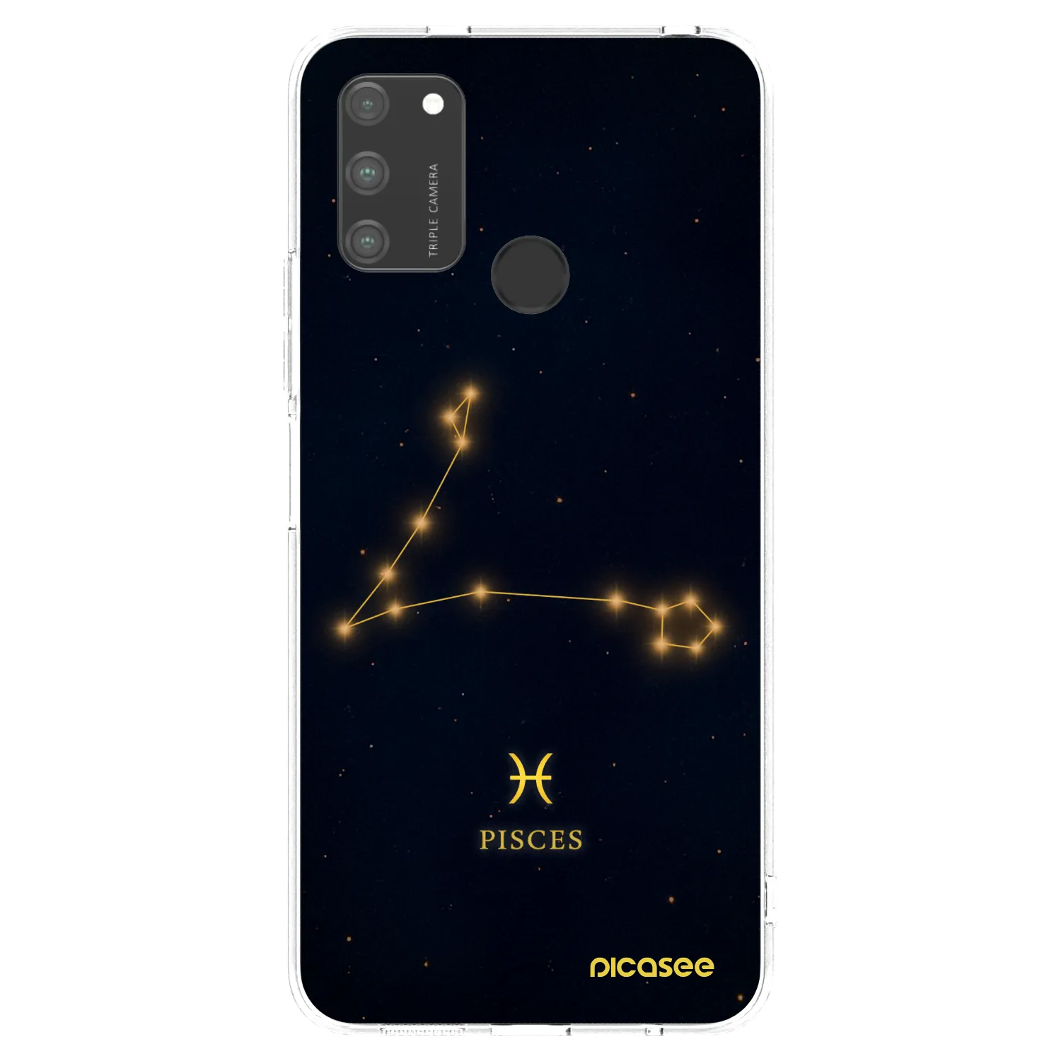 Picasee διαφανής θήκη σιλικόνης Honor 9A - PISCES