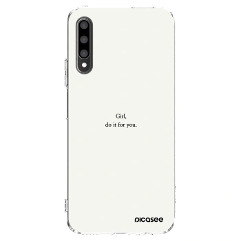 Picasee διαφανής θήκη σιλικόνης Honor 9X Pro - Girl, do it for you