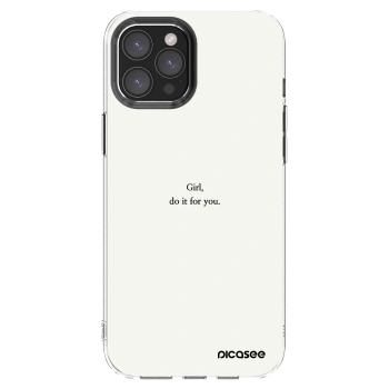 Picasee διαφανής θήκη σιλικόνης Apple iPhone 12 Pro Max - Girl, do it for you