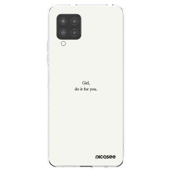 Picasee διαφανής θήκη σιλικόνης Samsung Galaxy A42 A426B - Girl, do it for you