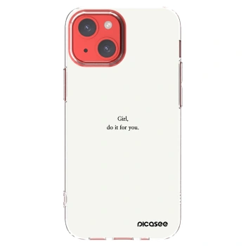 Picasee διαφανής θήκη σιλικόνης Apple iPhone 13 mini - Girl, do it for you