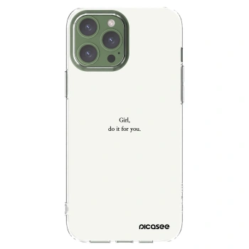 Picasee διαφανής θήκη σιλικόνης Apple iPhone 13 Pro Max - Girl, do it for you