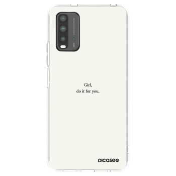 Picasee διαφανής θήκη σιλικόνης Xiaomi Redmi 9T - Girl, do it for you