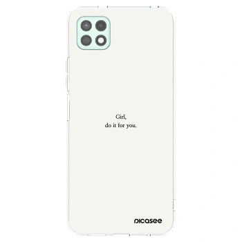 Picasee διαφανής θήκη σιλικόνης Samsung Galaxy A22 A226B 5G - Girl, do it for you