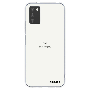 Θήκη για Samsung Galaxy A03s A037G - Girl, do it for you