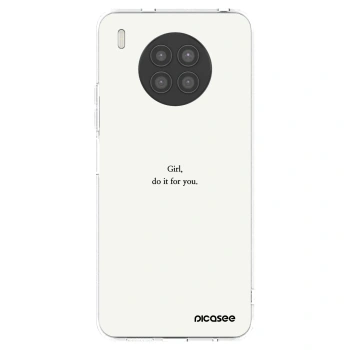 Picasee διαφανής θήκη σιλικόνης Huawei Nova 8i - Girl, do it for you