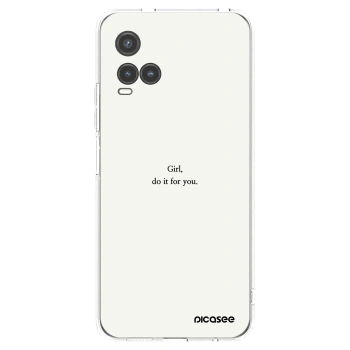 Picasee διαφανής θήκη σιλικόνης Vivo Y33s - Girl, do it for you