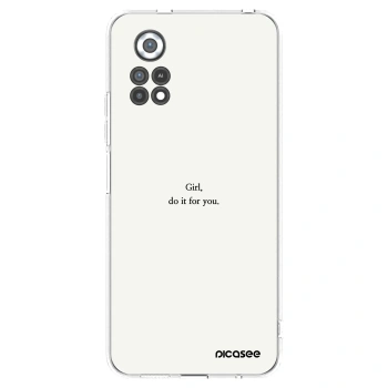 Picasee διαφανής θήκη σιλικόνης Xiaomi Poco X4 Pro 5G - Girl, do it for you