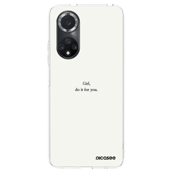 Picasee διαφανής θήκη σιλικόνης Huawei Nova 9 SE - Girl, do it for you