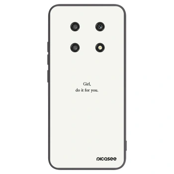 Picasee Μαύρη θήκη σιλικόνης για Honor Magic4 Lite 5G - Girl, do it for you