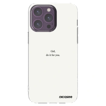 Picasee διαφανής θήκη σιλικόνης Apple iPhone 14 Pro Max - Girl, do it for you