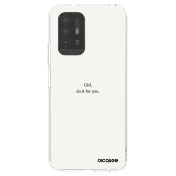 Picasee διαφανής θήκη σιλικόνης OPPO A94 5G - Girl, do it for you