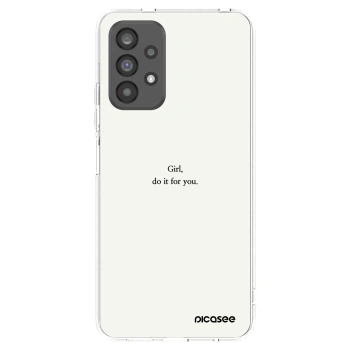 Picasee διαφανής θήκη σιλικόνης Samsung Galaxy A73 5G - Girl, do it for you