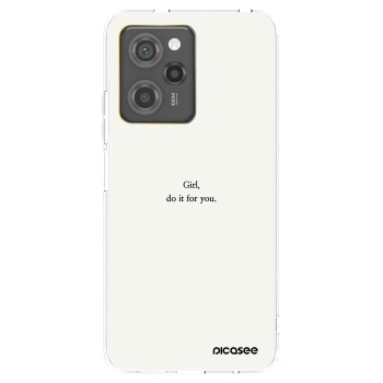 Picasee διαφανής θήκη σιλικόνης Xiaomi Poco X5 Pro - Girl, do it for you