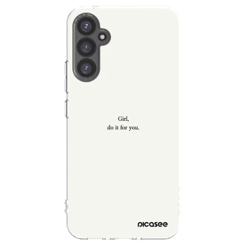 Picasee διαφανής θήκη σιλικόνης Samsung Galaxy A34 5G A346B - Girl, do it for you