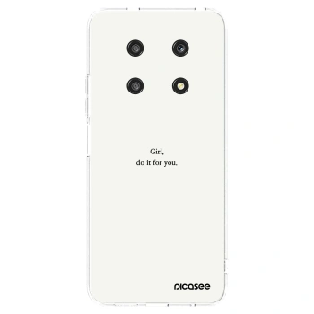 Picasee διαφανής θήκη σιλικόνης Honor Magic4 Lite 5G - Girl, do it for you