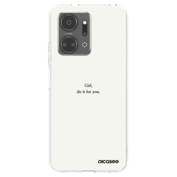 Picasee διαφανής θήκη σιλικόνης Honor X7a - Girl, do it for you