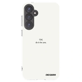 Picasee διαφανής θήκη σιλικόνης Samsung Galaxy S23 FE S711B - Girl, do it for you