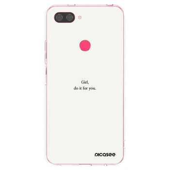 Picasee διαφανής θήκη σιλικόνης Xiaomi Mi 8 Lite - Girl, do it for you