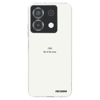 Picasee διαφανής θήκη σιλικόνης Xiaomi Poco X6 - Girl, do it for you