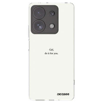 Picasee διαφανής θήκη σιλικόνης Xiaomi Redmi Note 13 Pro 4G - Girl, do it for you