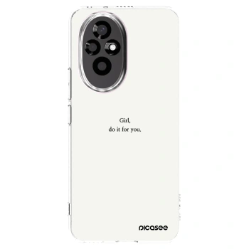 Picasee διαφανής θήκη σιλικόνης Honor 200 Pro 5G - Girl, do it for you