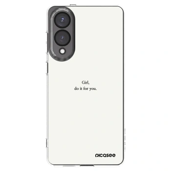 Picasee διαφανής θήκη σιλικόνης Samsung Galaxy S25 Edge 5G - Girl, do it for you