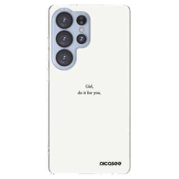 Picasee διαφανής θήκη σιλικόνης Samsung Galaxy S25 Ultra 5G - Girl, do it for you