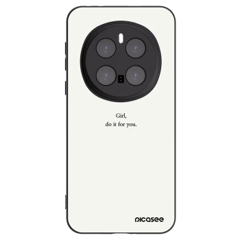 Picasee Μαύρη θήκη σιλικόνης για Honor Magic7 Pro 5G - Girl, do it for you