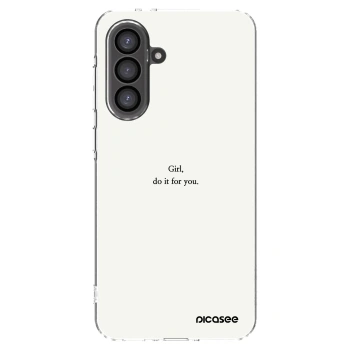 Picasee διαφανής θήκη σιλικόνης Samsung Galaxy A56 5G A566B - Girl, do it for you