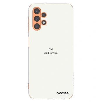 Picasee διαφανής θήκη σιλικόνης Samsung Galaxy A13 5G - Girl, do it for you