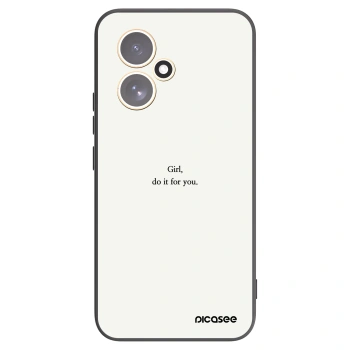Picasee Μαύρη θήκη σιλικόνης για Honor 400 5G - Girl, do it for you