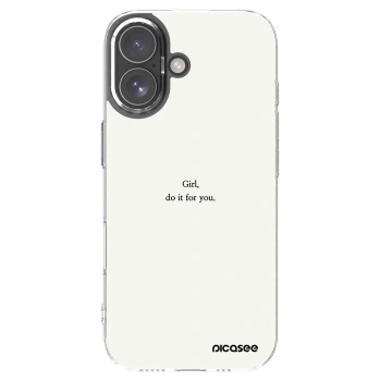 Picasee διαφανής θήκη σιλικόνης Apple iPhone 17 - Girl, do it for you