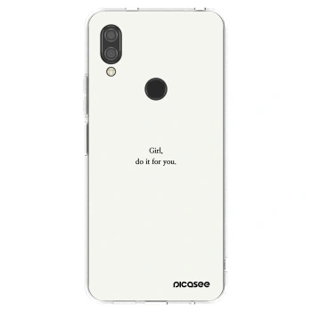 Picasee διαφανής θήκη σιλικόνης Xiaomi Redmi 7 - Girl, do it for you