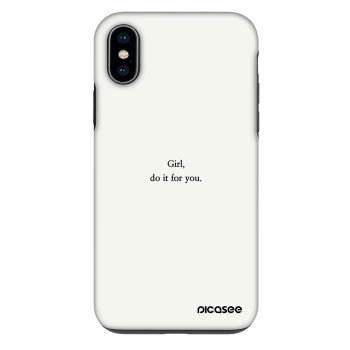 Θήκη για Apple iPhone X/XS - Girl, do it for you