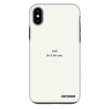 Θήκη για Apple iPhone XS Max - Girl, do it for you