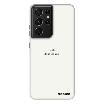 Picasee Fashion Case για Samsung Galaxy S21 Ultra 5G G998B - Girl, do it for you