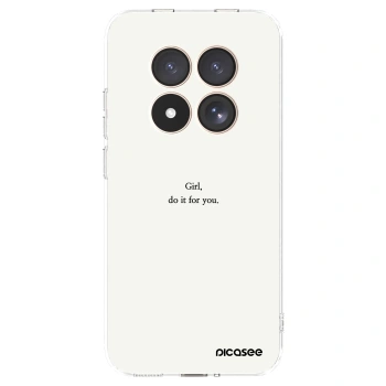 Picasee διαφανής θήκη σιλικόνης Xiaomi Redmi Note 15 Pro 4G - Girl, do it for you