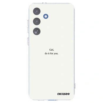 Picasee διαφανής θήκη σιλικόνης Samsung Galaxy S25 FE 5G - Girl, do it for you