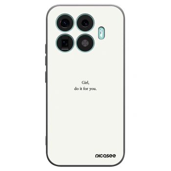 Picasee Μαύρη θήκη σιλικόνης για Xiaomi 17T - Girl, do it for you