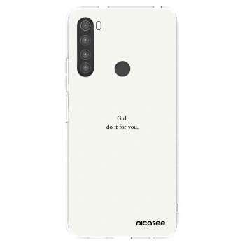 Picasee διαφανής θήκη σιλικόνης Xiaomi Redmi Note 8 - Girl, do it for you