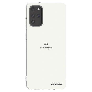 Picasee διαφανής θήκη σιλικόνης Samsung Galaxy S20+ G985F - Girl, do it for you