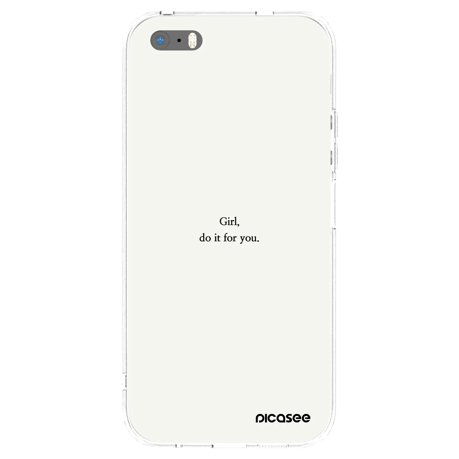 Picasee διαφανής θήκη σιλικόνης Apple iPhone 6 Plus/6S Plus - Girl, do it for you