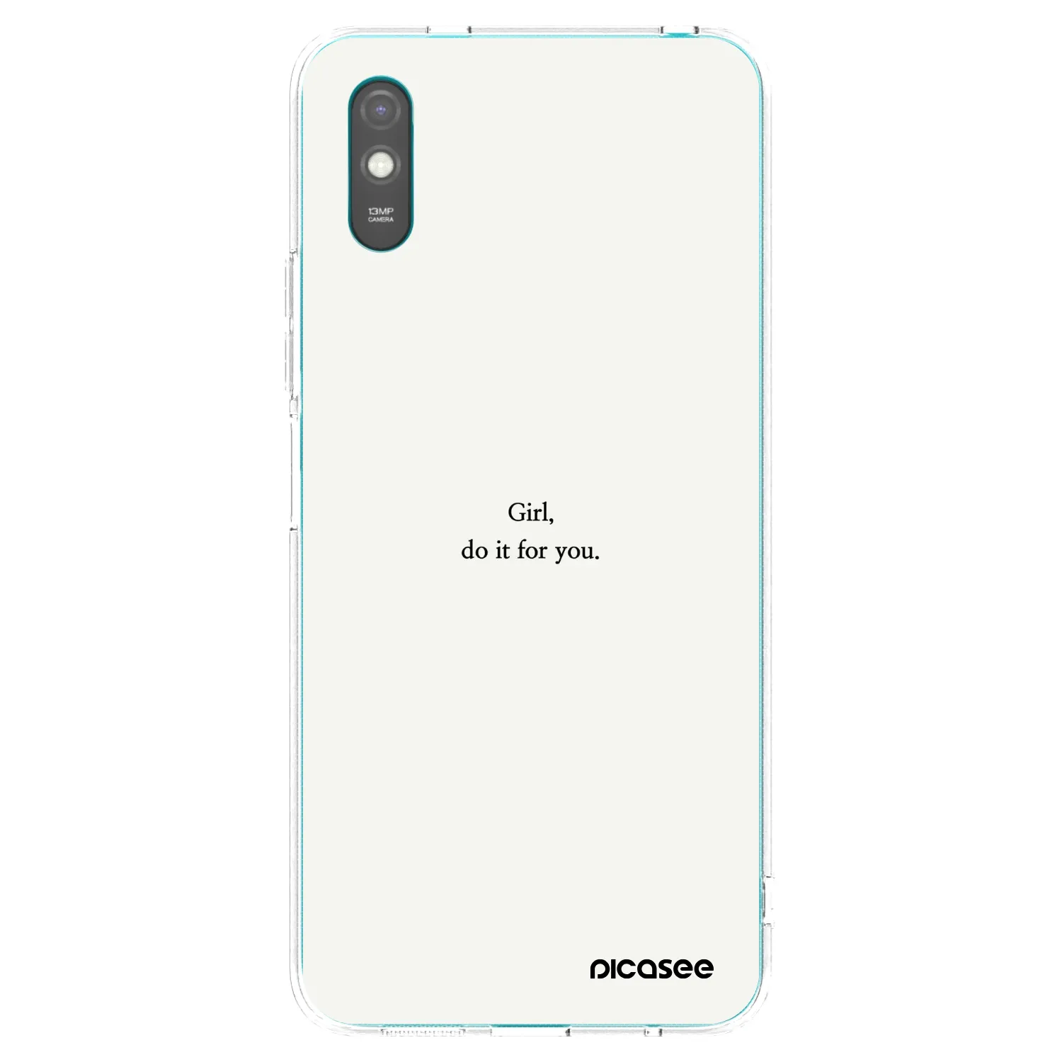 Picasee διαφανής θήκη σιλικόνης Xiaomi Redmi 9A - Girl, do it for you