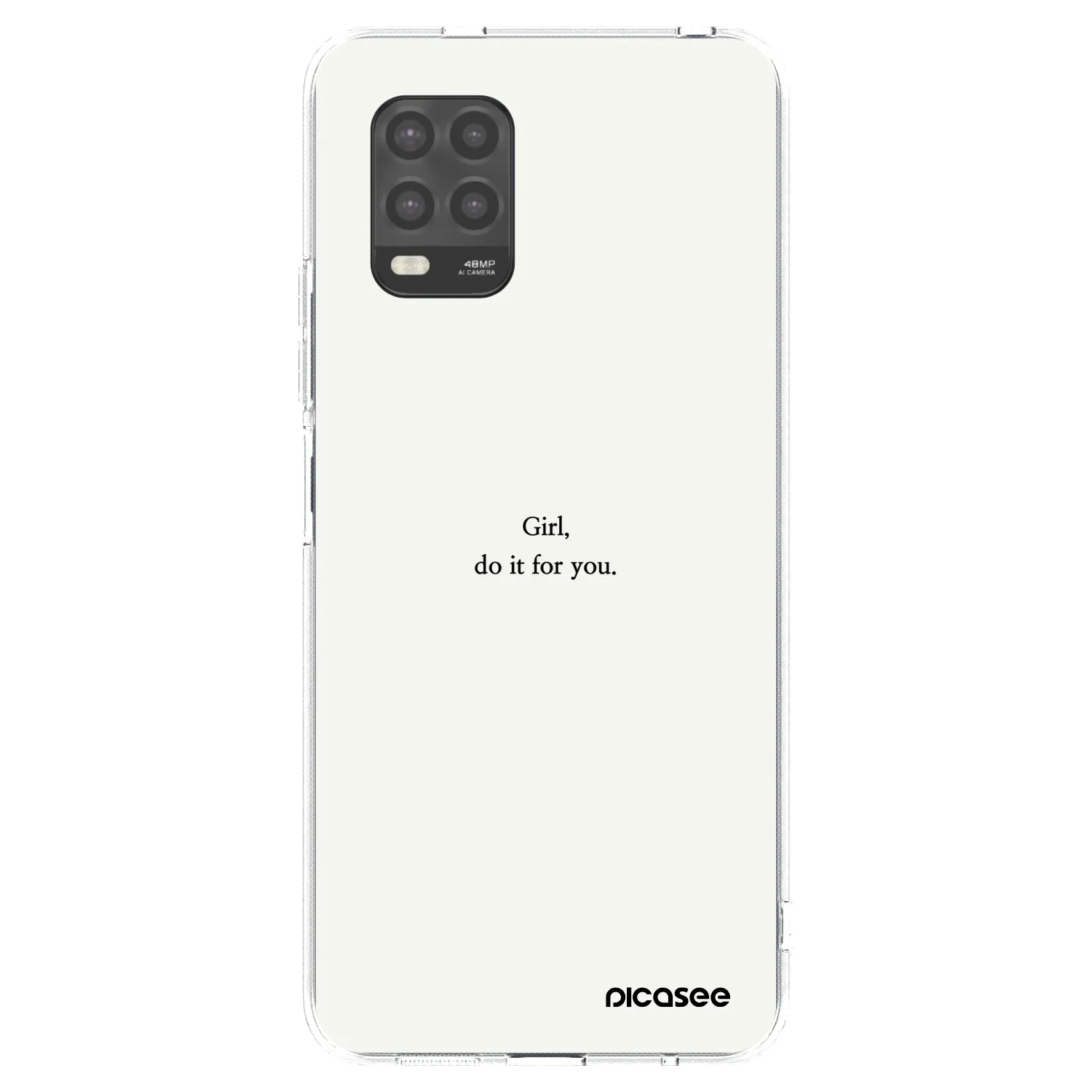 Picasee διαφανής θήκη σιλικόνης Xiaomi Mi 10 Lite - Girl, do it for you