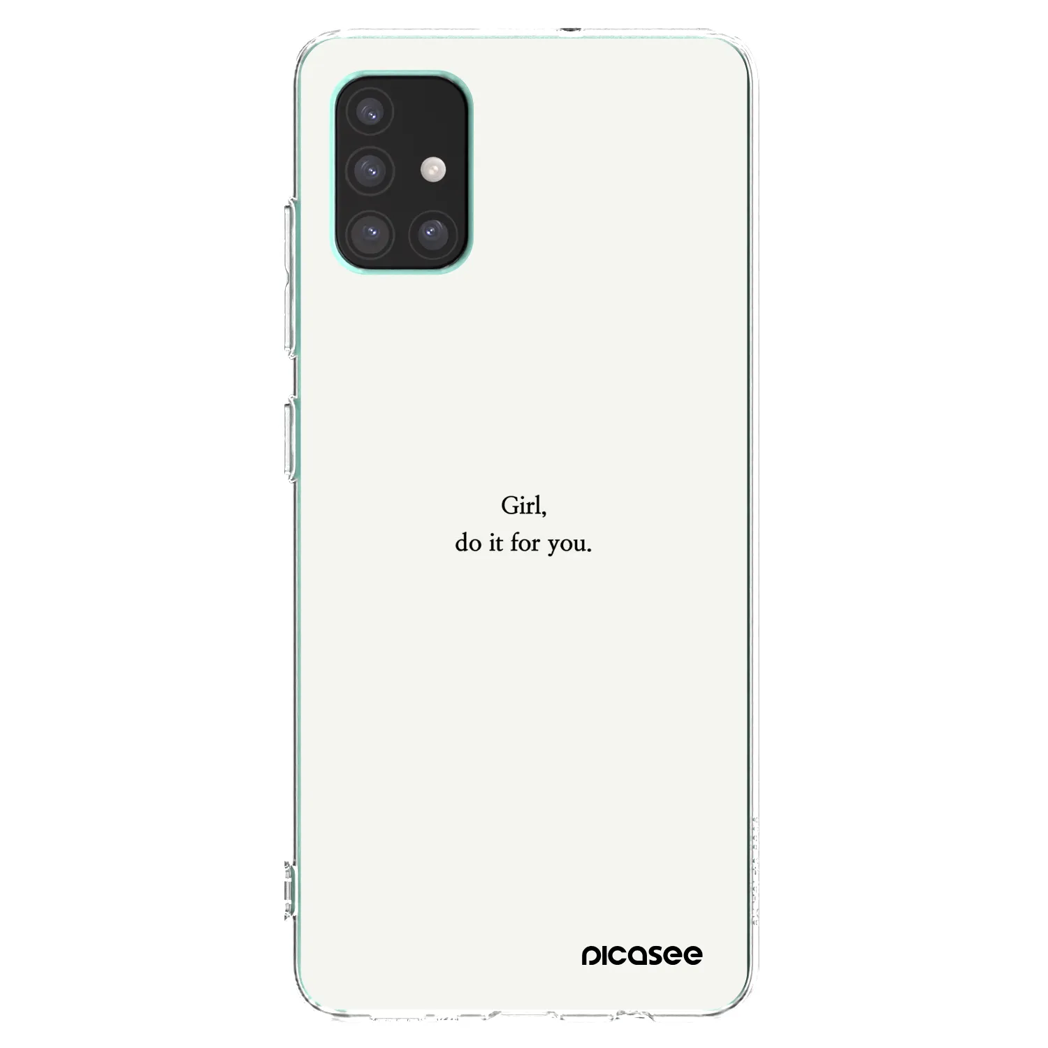 Picasee διαφανής θήκη σιλικόνης Samsung Galaxy M51 M515F - Girl, do it for you
