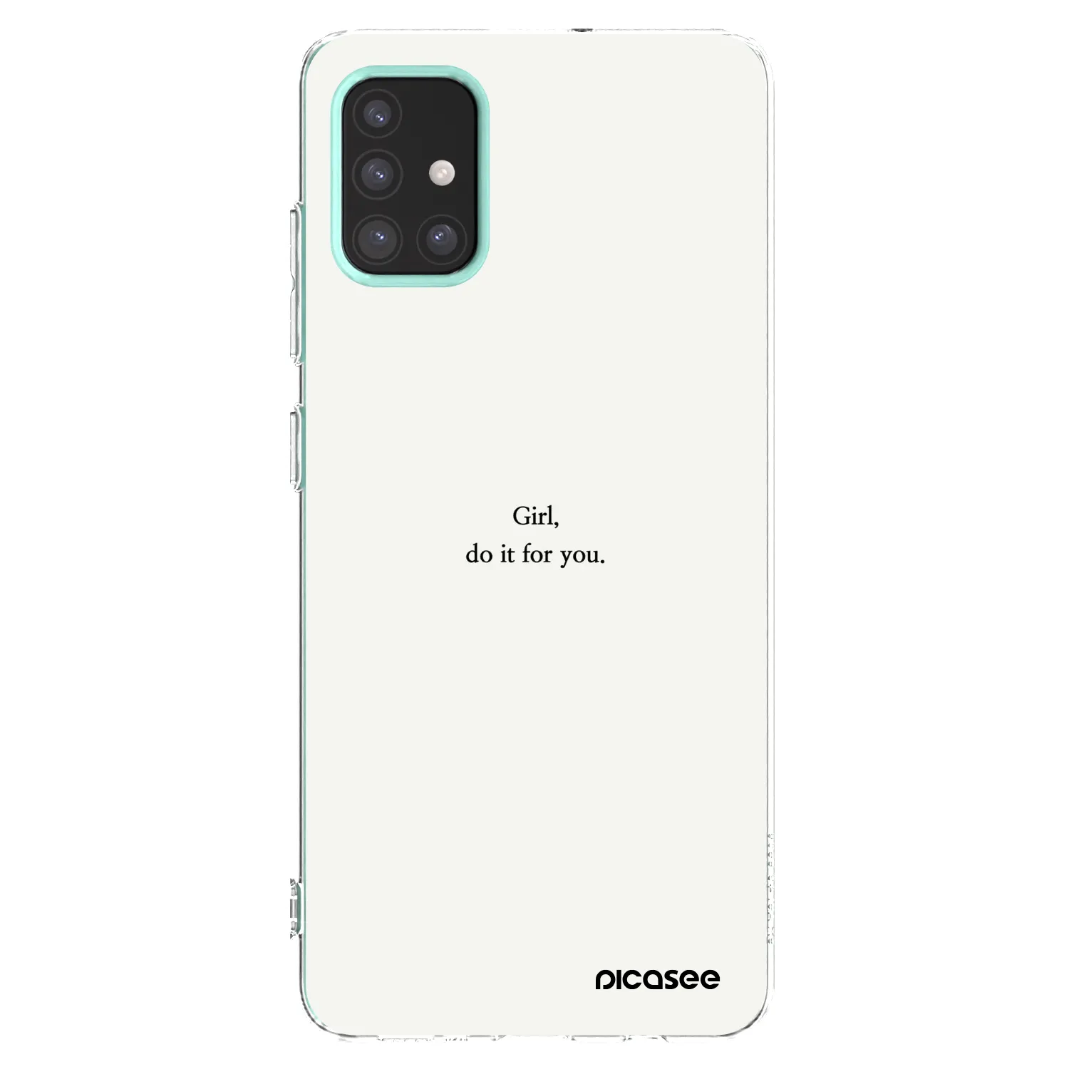 Picasee διαφανής θήκη σιλικόνης Samsung Galaxy M31s - Girl, do it for you