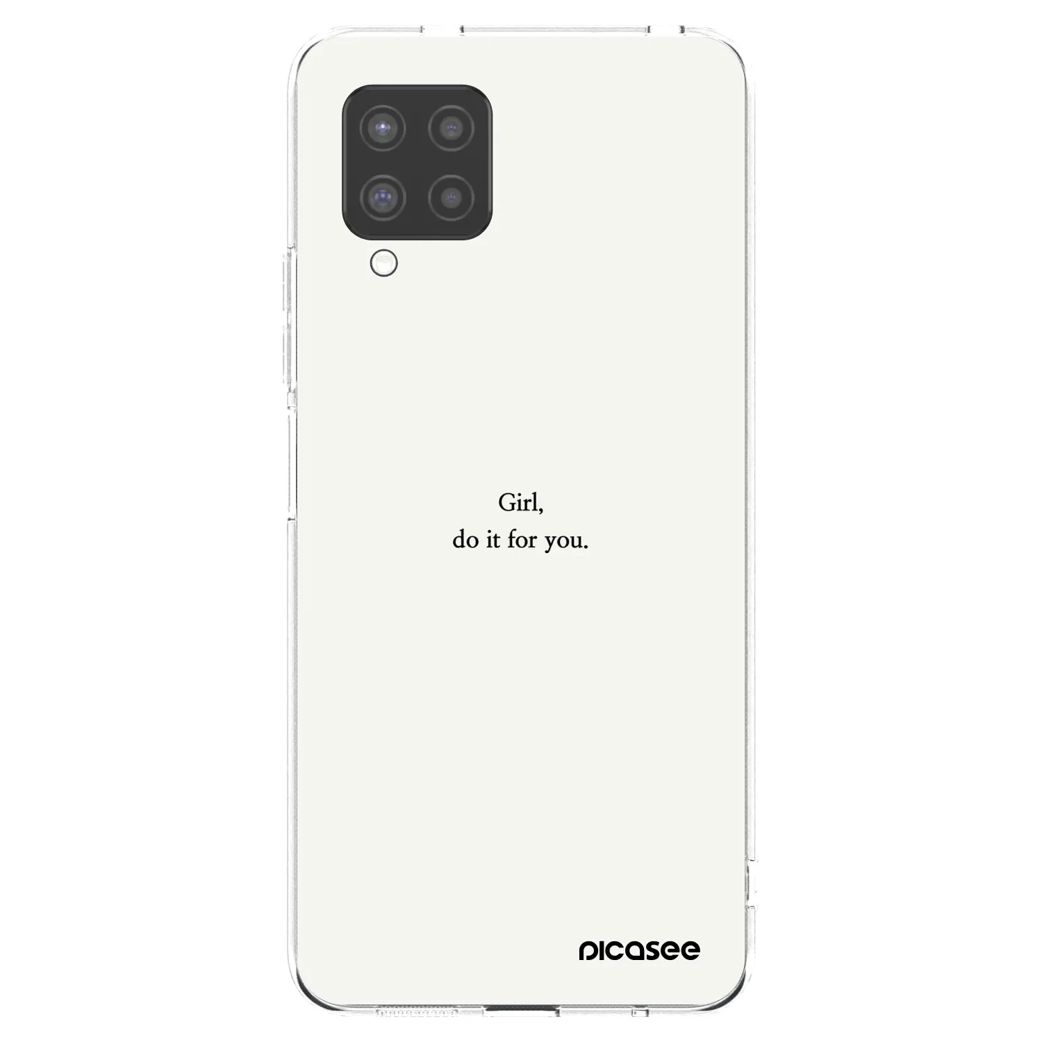 Picasee διαφανής θήκη σιλικόνης Samsung Galaxy A42 A426B - Girl, do it for you