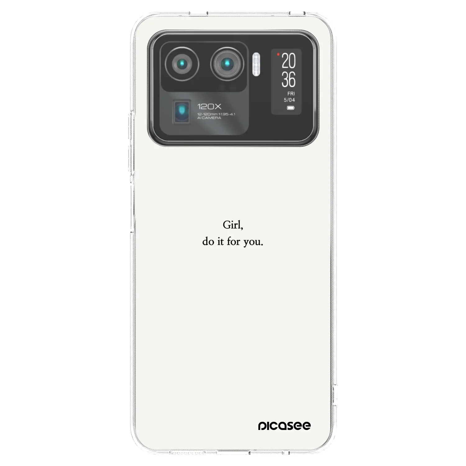 Picasee διαφανής θήκη σιλικόνης Xiaomi Mi 11 Ultra - Girl, do it for you