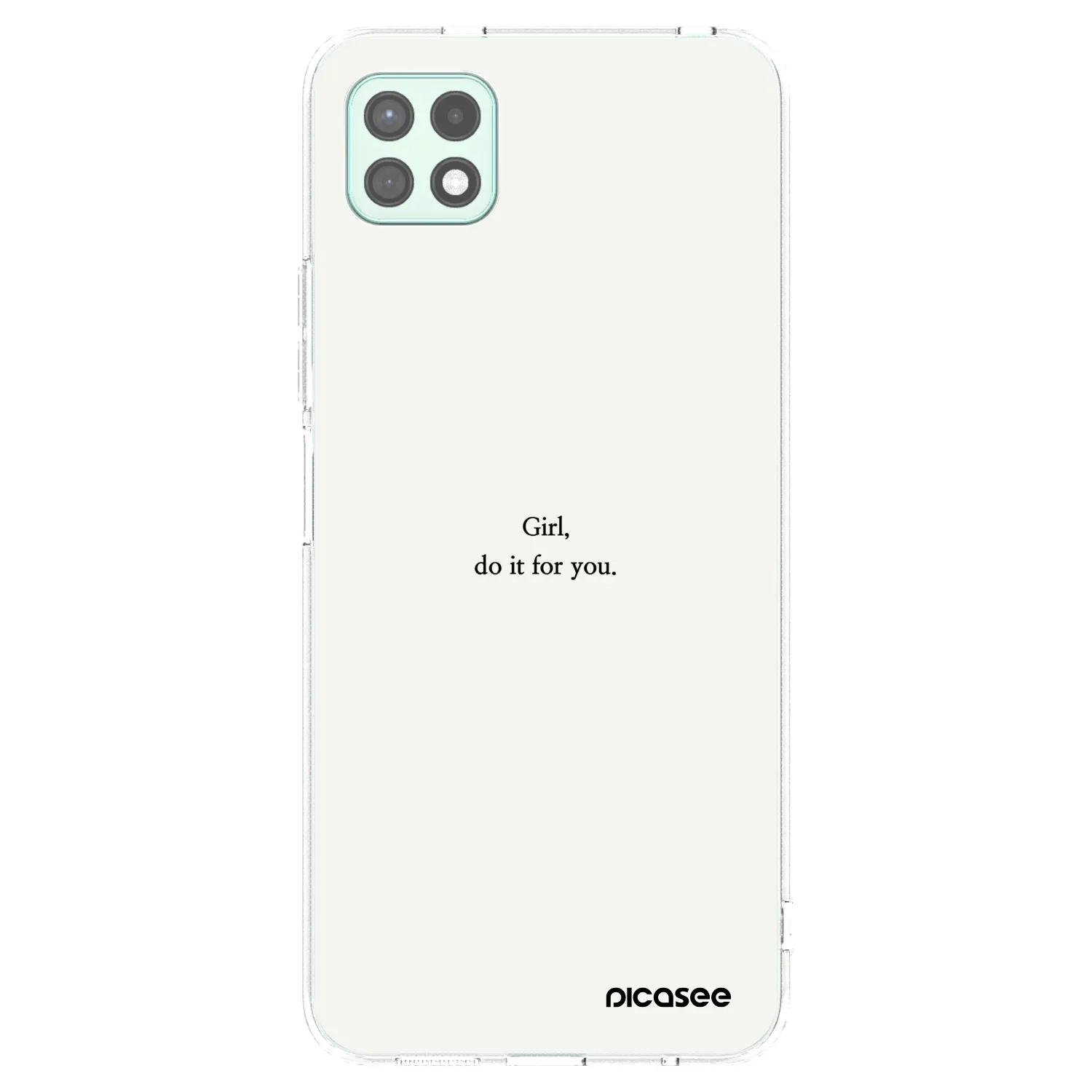 Picasee διαφανής θήκη σιλικόνης Samsung Galaxy A22 A226B 5G - Girl, do it for you